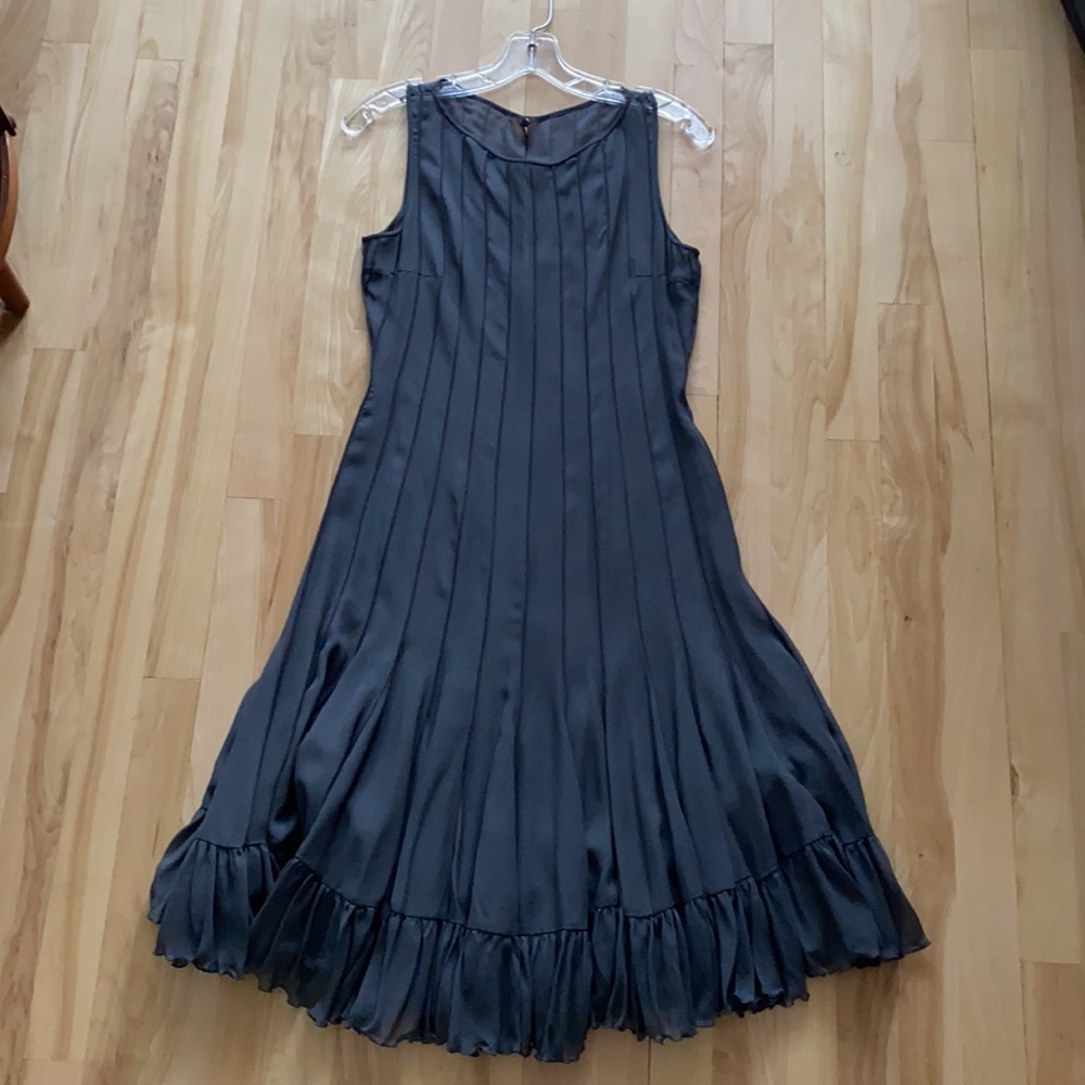 EUC Rickie Freeman for Teri Jon Pewter dress - Picture 10 of 16